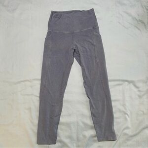 Groceries Apparel Front Seam Legging Grayish Purple Non-Toxic Dyes Size M New